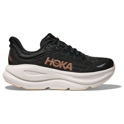 HOKA Bondi 9 Black White Copper