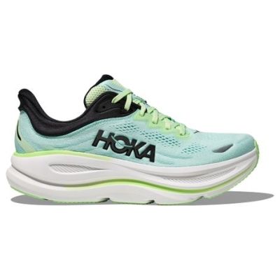 HOKA Bondi 9 Light Green Black White