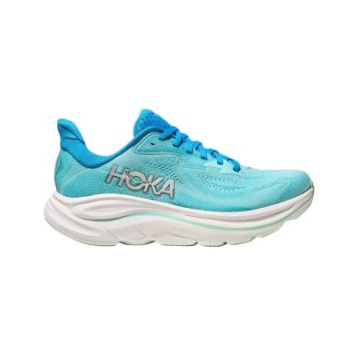 HOKA Clifton 10 Light Blue White Dark Blue