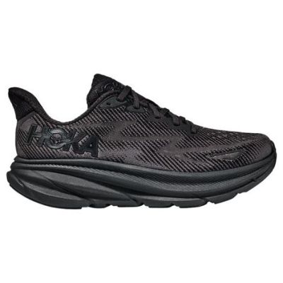 HOKA Clifton 9 Black Dark Grey