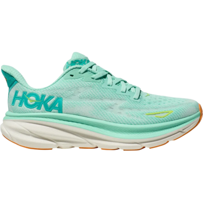 HOKA Clifton 9 Light Green White Yellow
