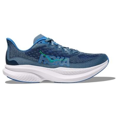HOKA Mach 6 Navy Blue Light Blue White