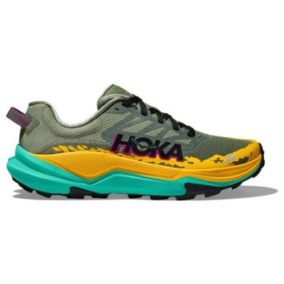 HOKA Torrent 4 Green Yellow Black Teal
