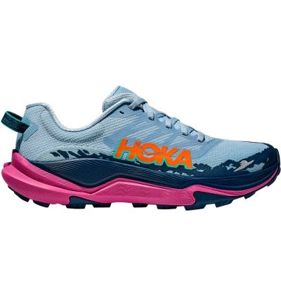 HOKA Torrent 4 Light Blue Pink Navy Blue Orange Teal