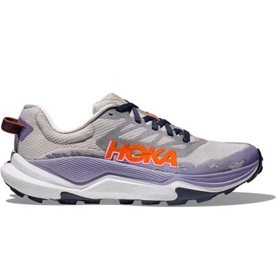 HOKA Torrent 4 Light Grey Purple Orange White Dark Grey