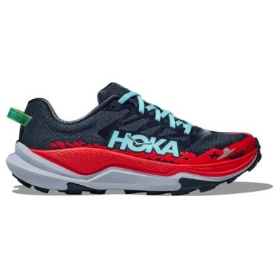 HOKA Torrent 4 Red Dark Grey Light Blue White