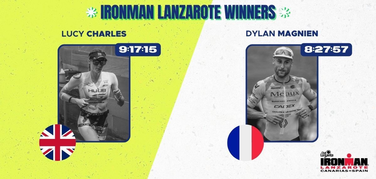 Dylan Magnien e Lucy Charles regnano all'Ironman Lanzarote 2025