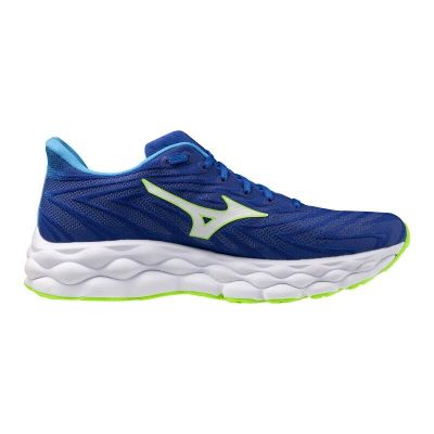 Mizuno Wave Sky 8 Blue Lime Green White