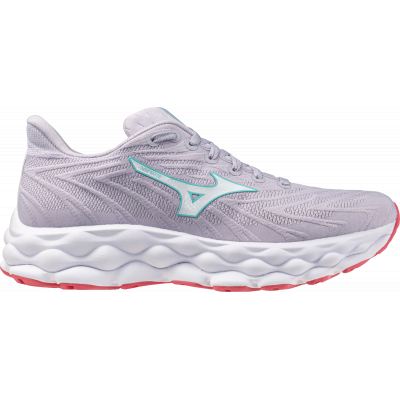 Mizuno Wave Sky 8 Light Grey White Light Blue Pink