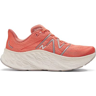 New Balance Fresh Foam X More v4 Coral Red Light Grey White