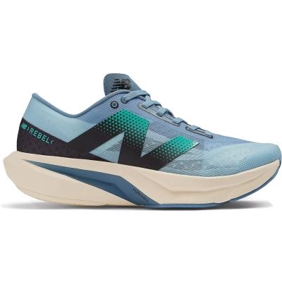 New Balance FuelCell Rebel v4 Light Blue Teal Black Beige