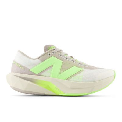 New Balance FuelCell Rebel v4 Lime Green Light Grey White