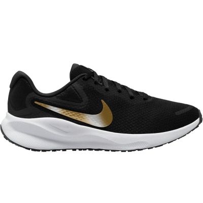 Nike Revolution 7 Black White Gold