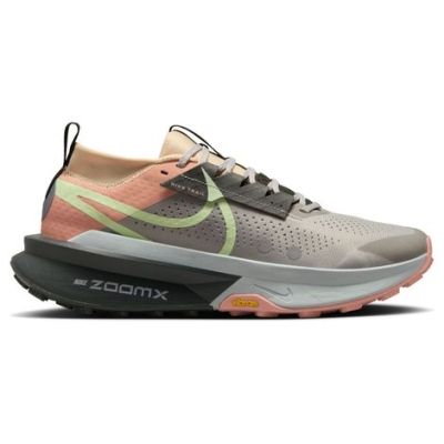 Nike Zegama 2 Light Grey Peach Lime Green Black