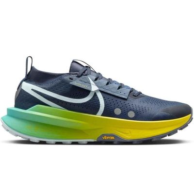 Nike Zegama 2 Navy Blue Lime Green Yellow Light Grey