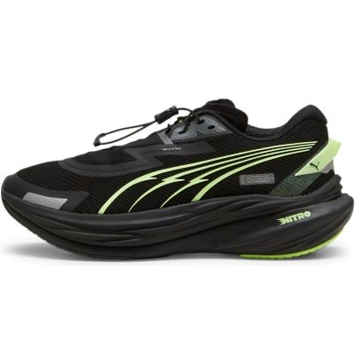 Puma Deviate Nitro 3 Lime Green Black Dark Grey