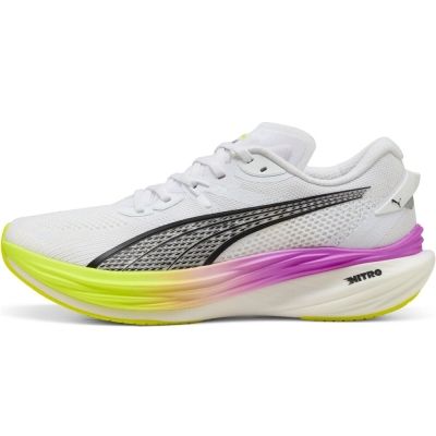 Puma Deviate Nitro 3 White Lime Green Purple Black