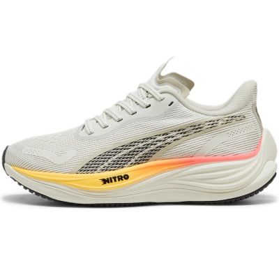 Puma Velocity Nitro 3 Light Grey Black Yellow Orange Pink