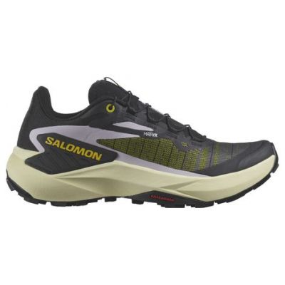 Salomon Genesis Dark Grey Lime Green Black Off White