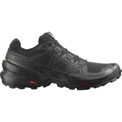 Salomon Speedcross 6 Black Dark Grey Red