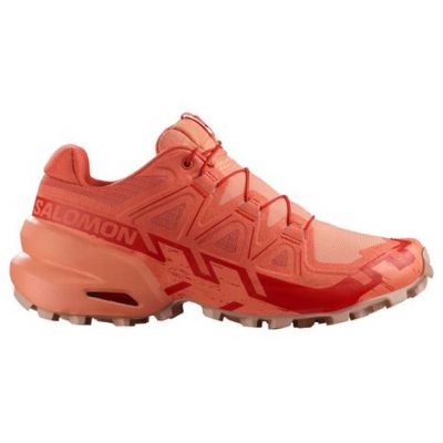 Salomon Speedcross 6 Coral Red Light Pink White
