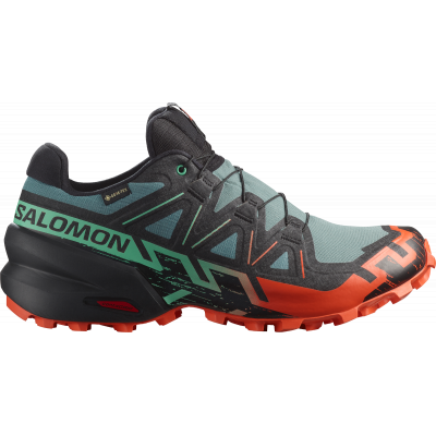 Salomon Speedcross 6 Dark Grey Teal Orange Black