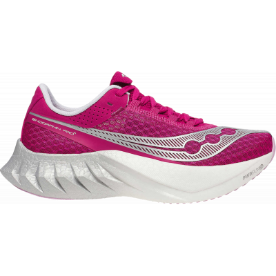 Saucony Endorphin Pro 4 Intense Pink White Light Grey