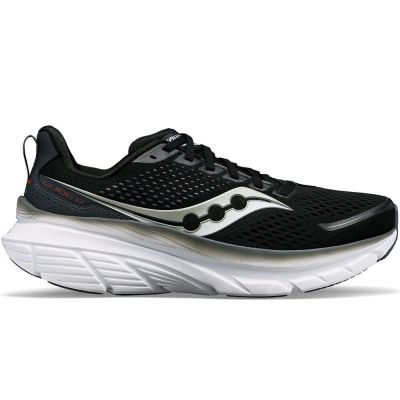 Saucony Guide 17 Black White Dark Grey