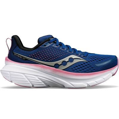 Saucony Guide 17 Blue White Black Pink