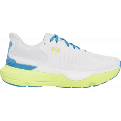 Under Armour Infinite Pro 2 Pure White Lime Green Sky Blue