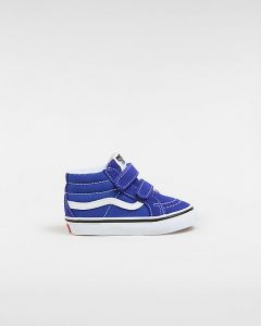 VANS Zapatillas Sk8-mid Reissue Con Cierre Adherente Para Bebés (1-4 Años) (surf The Web) Toddler Azul, Talla 24