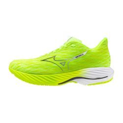 Mizuno - zapatillas mizuno wave rider 28 46.5 7712 - neo lime/black/acid lime