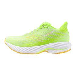 Mizuno - zapatillas mizuno wave rider 28 mujer 40 7985 - neo lime/flax/snow white