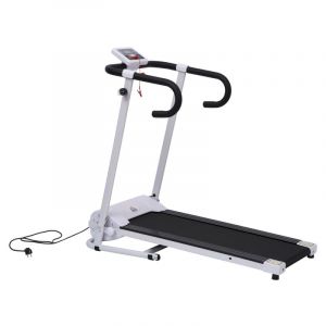 HomCom Cinta de Correr Plegable para Fitness Blanca