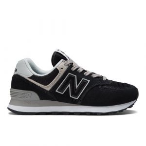 New Balance Mujer 574 Core en Negro/Blanca