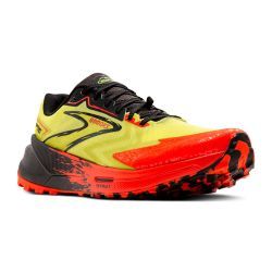 Brooks - zapatillas brooks catamount 3 46 4161 - acid lime/cherry tomato/black