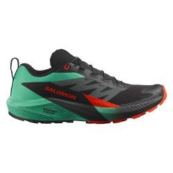 salomon top - zapatillas salomon top sense ride 5 48 7028 - black/bay/cherry tomato