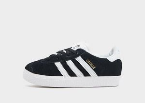 adidas Originals Gazelle II para bebé, Core Black / Cloud White / Cloud White