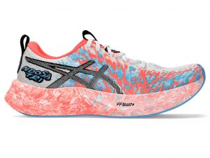 ASICS Noosa Tri 16 White / Sunrise Red Hombre 