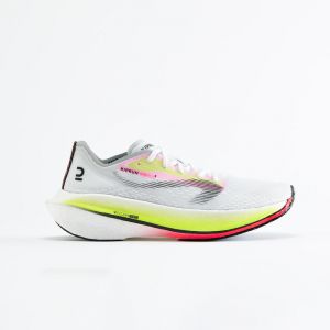 Zapatillas de running placa carbono hombre Kiprun KD900X blancas