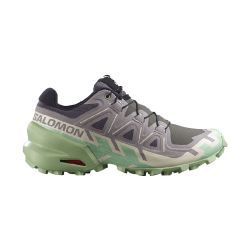 Salomon - zapatillas salomon speedcross 6 mujer 41 1/3 7027 - castlerock/vanilla ice/smoke green