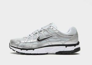 Nike P-6000 para mujer, White/Metallic Silver/Pure Platinum/Black