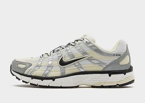 Nike P-6000 para mujer, Coconut Milk/Summit White/Metallic Silver/Black