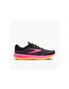 Zapatillas de running brooks revel 7 mujer negro/rosa