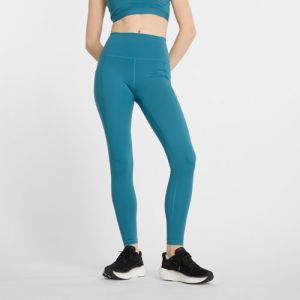 New Balance Mujer NB Sleek Pocket High Rise Legging 27" en Azul
