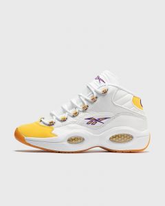 Reebok QUESTION MID men Basketball|High-& Midtop white|yellow tamaño:42,5