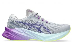 ASICS Novablast 3 Piedmont Grey / Blue Violet Mujer 