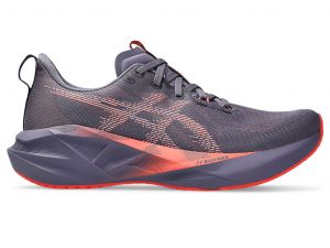 ASICS Novablast 5 Greyish Purple / Coral Reef Hombre 