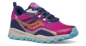 Saucony Peregrine 12 Shield - nino - rosa