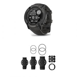 Garmin Instinct 2 Solar Tactical ? Rugged GPS Smartwatch with Infinite Battery Life in Smartwatch Mode & QuickFit Band